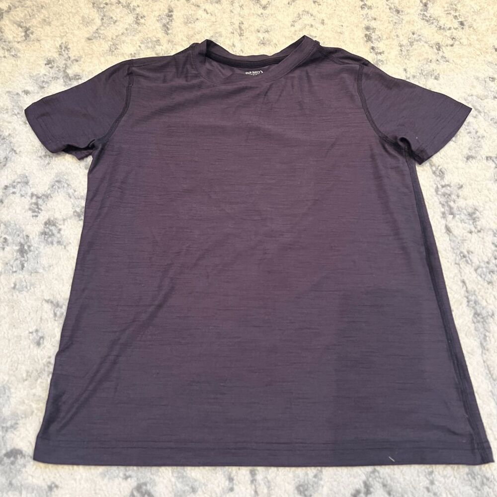 Old Navy Active Breathe On Tee Charcoal Kids L 10-12